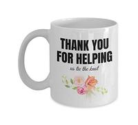 MIPOMALL Thank You for Helping us tie The Knot- Coffee Mug Tea Gifts Cup Best - Christmas Xmas Secret Santa
