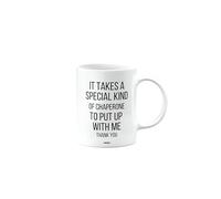 MIPOMALL Thank You Gift for Chaperone, Birthday Mug, it Takes a Special to Put up with me, Funny, Valentines Gifts for Him or Her, Presents for Christmas, Men or Women, Cup, mm- CA_311_38