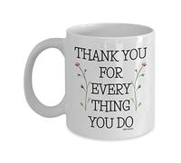 MIPOMALL Thank You Gifts, Appreciation Presents for Women Men, Thanks for Everything, Coffee Mugs Tea Cup, Present for Christmas - wm3505