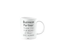 MIPOMALL Thank You Mug Present for Business Partner, Appreciation Gift for Men or Women, Happy Birthday, Presents for Christmas, Thank You Being a Truly Epic Human, mm-CA_175_36