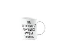 MIPOMALL The World's Best Apprentice Gave Me This Mug, Funny Birthday Gifts for Men or Women, Secret Santa, Presents for Christmas, mm-CA_207_12