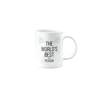 MIPOMALL The Worlds Best Person Mug, Happy Birthday Gifts for Men or Women, Presents for Christmas, Cup, Female, Male, mm-CA-335_139
