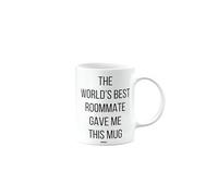 MIPOMALL The World's Best Roommate Gave Me This Mug, Funny Birthday Gifts for Men or Women, Secret Santa, Presents for Christmas, mm-CA_207_139