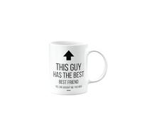 MIPOMALL This Guy has The Best Best Friend Mug, Funny, Joke, Silly, Gag, Birthday Gifts for Men or Women, Secret Santa, Presents for Christmas, Cup, mm-CA_248_16