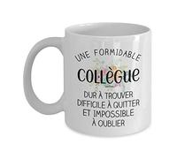 MIPOMALL Une Formidable collegue, Cadeau preferee collegues, Tasse Travail, cadeaux Noel - wm3803