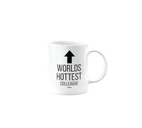 MIPOMALL World's Hottest Colleague Mug, Funny, Joke, Silly, Gag, Happy Birthday Gifts for Men or Women, Secret Santa, Presents for Christmas, Cup, mm-CA_268_47