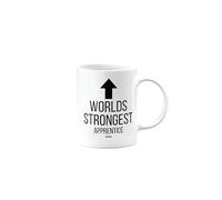 MIPOMALL World's Strongest Apprentice Mug, Funny, Joke, Silly, Gag, Happy Birthday Gifts for Men or Women, Secret Santa, Presents for Christmas, Cup, mm-CA_271_12