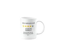 MIPOMALL Would Work with Again, Funny Leaving Mug for Pharmacist, Farewell, Great Gift for Colleague, Boss, Manager, Goodbye, Christmas, Joke, Silly, Gag, mm-CA-329a_231