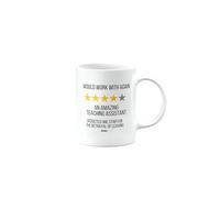 MIPOMALL Would Work with Again, Funny Leaving Mug for Teaching Assistant, Farewell, Great Gift for Colleague, Boss, Manager, Goodbye, Christmas, Joke, Silly, Gag, mm-CA-329b_14