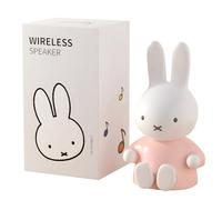 MIPOW x Miffy 2025 New Model Bluetooth Speaker, Portable Wireless HD Stereo, Bluetooth 5.0, 220g Lightweight, 38H Playtime, 15m Range (Pastel Pink)