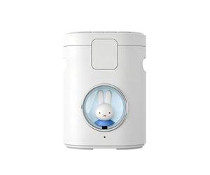 Mipow x Miffy 3-in-1 Magnetic Wireless Charger Stand with Bluetooth Speaker - Cute Desk Accessory, Wireless Charging for Phone & Earbuds, 60° Adjustable, IPX7-Like Safe, Blue White