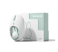 MiPow x Miffy Bluetooth wireless mouse, small portable mouse, suitable for notebook computers, tablets and so on. Seamless tracking, compatible with PC and Mac,Windows and macOS.,Blue