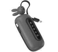 MIPOW x Miffy Portable Charger,5000mAh 20W Lighting Power Bank，USB-C in Out Fast Charging Battery Pack, for iPhone17 16, iPad, Samsung S25/24/23, Android, and More(Grey), Easter Gift