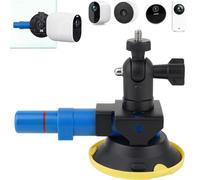 Mippko 3" Suction Cup Security Camera Mount with Adjustment 1/4"-20 Threaded,Air Pump Vacuum Suction Glass/Metal/Board/Tile Wall,Compatible with Arlo/Wyze/Reolink/Nest/SimpliSafe
