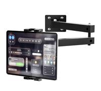 Mippko Foldable Tablet Wall Mount Holder,Multiple Angles Adjustment Extendable Articulating Aluminum Alloy Mount for 7~12.9 inch Tablets iPad/Nexus/LG G Pads/e-Reader/Switch