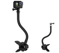 Mippko Jaws Flex Clamp Adjustable Gooseneck Mount,Compatible with Gopro Hero 12/13/11/10/9/8/7/6/5/4/3+/3/Max/Fusion,Insta 360 one X1/X2/X3/R/RS,Mevo Start,DJI Osmo Action Camera