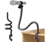 Mippko Microphone Arm Stand,19.6" Gooseneck Heavy Duty Desktop Clamp Universal Microphone Clip Holder 3/8" to 5/8" Adapter,Compatible with Shure/Fifine/HyperX /AT2020 /Pyle/Blue Snowball/Razer