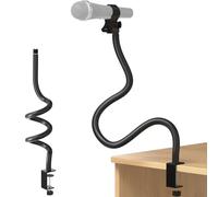 Mippko Microphone Arm Stand,19.6" Gooseneck Heavy Duty Desktop Clamp Universal Microphone Clip Holder 3/8" to 5/8" Adapter,Compatible with Shure/Fifine/HyperX /AT2020 /Pyle/Blue Snowball/Razer