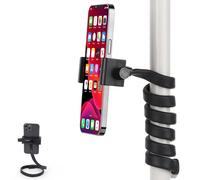 Mippko Portable Flexible Cell Phone Holder Stand for Treadmill/Stroller/Elliptical/Car/Bike/Shopping Cart,Compatible with 3.5~7.5" iPhone/Smartphone, 27.5 inch/70cm Long Arm for Cellphone