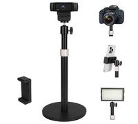 Mippko Webcam Camera Stand Phone Holder for Desk,1/4"-20 Threaded Compatible with Logitech Webcam C920 / C920S / C920x / C922 / C922x / C925e / C930 / C930e / C615 / C960,DSLR Camera/Smartphone