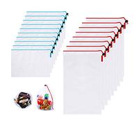 Mipruct Toy Storage & Organization,18 Pack Reusable mesh Bags, Multi-Size Toy Organizers and Storage, Eco Friendly and Washable, for Baby Toys, playroom Storage…