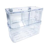 Mipukbay Large Aquarium Isolation Breeding Box, Acrylic Transparent Aquarium Breeder Box for Fish Fry Hatching, Shrimp Breeding, Betta, Guppy, Killifish, Clownfish, Suitable for 5-40 Gallon Tanks