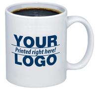 MiQAT Mugs 20 x Business ADVERTISE Promotion Personalised Mug, Bulk Buy, Business Logo/Brand Printed Coffee & Tea Mug Any Text Image Promote Your Company!