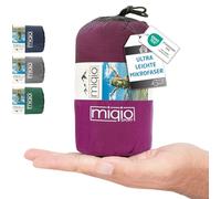 MIQIO 2-in-1 Sleeping Bag Liner and Lightweight XL Size Double Travel Bed Sheet