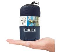 MIQIO 2-in-1 Sleeping Bag Liner and Lightweight XL Size Double Travel Bed Sheet