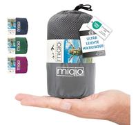 Miqio® 2-in-1 Sleeping Bag with Zip (Left or Right) - Lightweight Comfort Travel Sleeping Bag & XL Travel Blanket