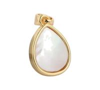 MIQNEEIDEIP 14K Gold Color Brass With Shell Heart Star Moon Cross Charrms Pendants Necklace Jewelry Making DIY Supplies Accessories