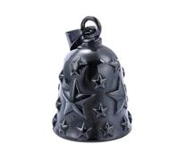 MIQNEEIDEIP Black Norse Viking Warrior Spartacus Helmet Bell Pendant Stainless Steel Cross Jesus Rose Lady Rider Peace Eagle Biker Bell Gift