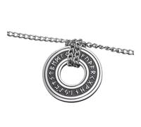 MIQNEEIDEIP Runes Necklace Norse Runic Elder Futhark Pendant Ireland Religion Vintage Gift Stainless Steel