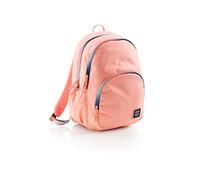 Miquel Rius - Large Iris Backpack - Three Compartments, Padded Space for PC/Tablet, Ergonomic Back, Reinforced Base, Coral