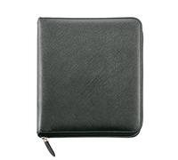 Miquelrius - 16 Month Diary (September 2023 to December 2024) Week to View Active Size 117 x 182 mm (similar to A6) Faux Leather Ribbed Black Spanish