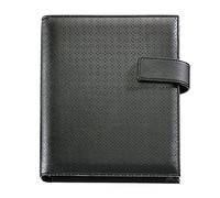 Miquelrius - 16 Month Ringbound Diary (September 2022 December 2023) - Day Page - Active Size 117 x 182 mm (A6) - Faux Leather Finish - Black - Spanish, MR29105