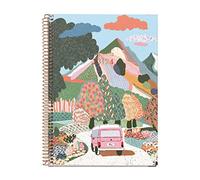 Miquelrius - 18 Months 23-24 Diary, July 2023 to December 2024, Size 15.5 x 21.3 cm, Week View, Van, Spanish-English-Portuguese