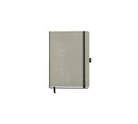MIQUELRIUS - 2021 Minimal Annual Diary - Catalan Day Page, Size 122 x 168 mm, Paper 70 g, Semi-Leather Cover, Grey