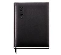 Miquelrius 2023 Year Diary Day Page, Stitched Padded Hard Cover, Spanish, Black, Pro Size 210 x 270 mm