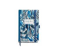 Miquelrius - 2023 Year Planner - Day Page - Passport Size 90 x 140mm - Hard Cover - Sewn Binding - Spanish, English & Portuguese - Blue Jungle