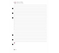 Miquelrius - 2024 Comprehensive Annual Diary Refill, Day Page, Plus Size 155 x 213 mm (similar A5), Spanish, Portuguese and English