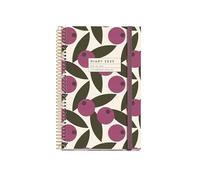 Miquelrius - 2025 Diary, 117 x 182 mm, Day Page Agenda, Laminated Cardboard Cover, Spiral, Elastic Closure, Paper 80 g/m², Catalan, English and Portuguese, Olive