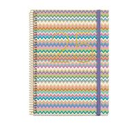 Miquelrius - 2025 Diary, 155 x 213 mm, Day Page Agenda, Laminated Cardboard Cover, Spiral, Elastic Closure, Paper 80 g/m², Catalan, English and Portuguese, Majorca