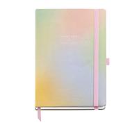 Miquelrius - 2025 Diary, Yearly Agenda 155 x 213 mm, Day Page Agenda, Laminated Cardboard Cover, Spiral, Elastic Closure, Paper 80 g/m², Spanish, English and Portuguese, Aurora