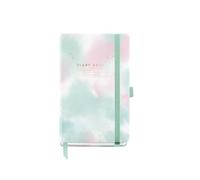 Miquelrius - 2026 Day to Page Diary, Small Format (90 x 140 mm), Daily Planning, Hard Cardboard Cover, Spiral, Elastic Closure, Paper 80 g/m², Spanish-EN-PT, Gradient