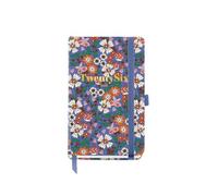 Miquelrius - 2026 Day to Page Diary, Small Format (90 x 140 mm), Daily Planning, Hard Cardboard Cover, Spiral, Elastic Closure, Paper 80 g/m², CAT-EN-PT, Blooming