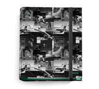 Miquelrius - A4 Ring Binder with 4 Rings + 100 Sheets 70 g/m² Squared 5 mm Squared Elastic Closure Skate Park Collection