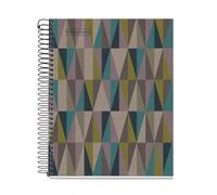 Miquelrius A5 Recycled Notebook 80 Sheets 80gsm Squared Notebook 1 Colour Matching Recycled Cover 2 Holes Rhombus
