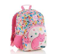 Miquelrius - Children's School Backpack Double 12L, Recycled, 2 Compartments, Side Pockets, Padded Handles, Keychain, Back to School, 25.5 x 16 x 35 cm, Matisse Cat