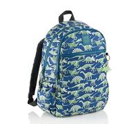 Miquelrius - Children's School Backpack Triple 15L, Recycled, 3 Compartments, Side Pockets, Ergonomic Handles, Glow in the Dark, Back to School, 27 x 18 x 40 cm, Fossil